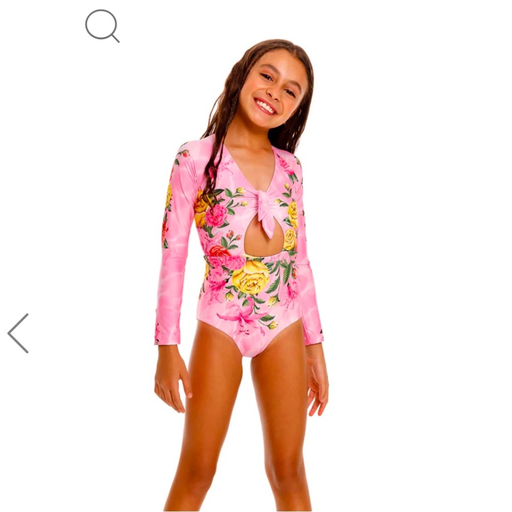 Cindy Kids one piece swimsuit size 12 by Agua Bendita